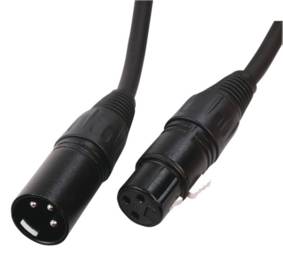 XLR-Kabel 3-pol., 0.2m